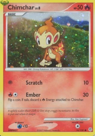 Chimchar 076/130  - Holofoil Miscellaneous Cards & Products - Promo
