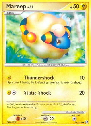 Mareep 094  Secret Wonders - Common
