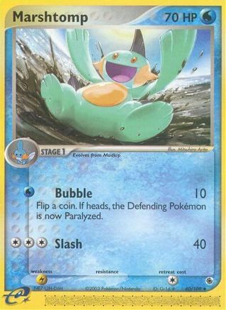 Marshtomp 040/109  Ruby and Sapphire - Uncommon
