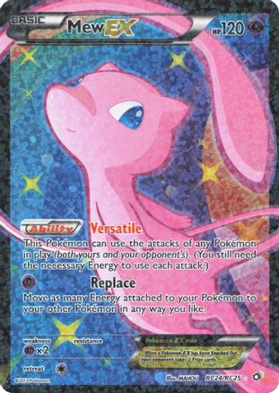 Mew EX (Full Art) RC24  - Holofoil Legendary Treasures Radiant Collection - Ultra Rare
