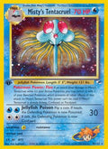 Misty's Tentacruel 010  - Unlimited Holofoil Gym Heroes - Holo Rare