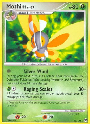 Mothim  Secret Wonders - Rare