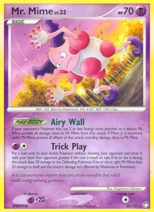 Mr. Mime  Mysterious Treasures - Rare