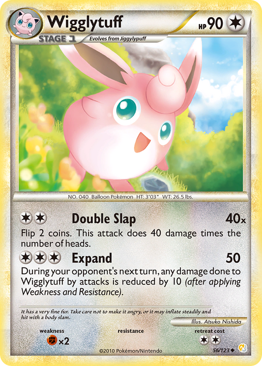 Wigglytuff 056  HeartGold SoulSilver - Uncommon