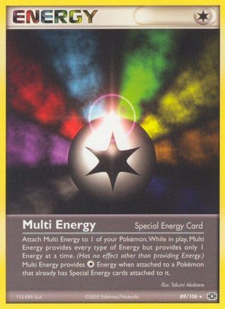 Multi Energy  - Reverse Holofoil Emerald - Rare