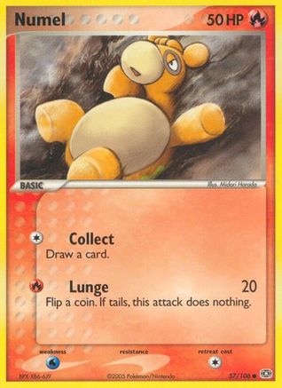 Numel 057/106  - Reverse Holofoil Emerald - Common