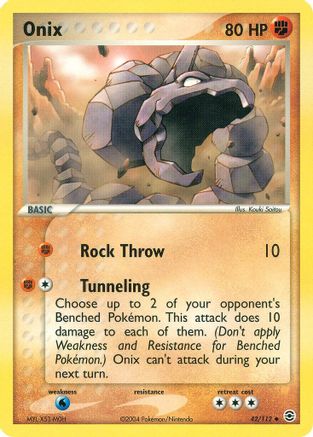 Onix  FireRed & LeafGreen - Uncommon