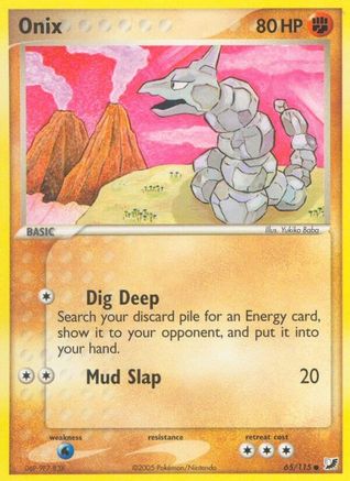 Onix/115  - Reverse Holofoil Unseen Forces - Common