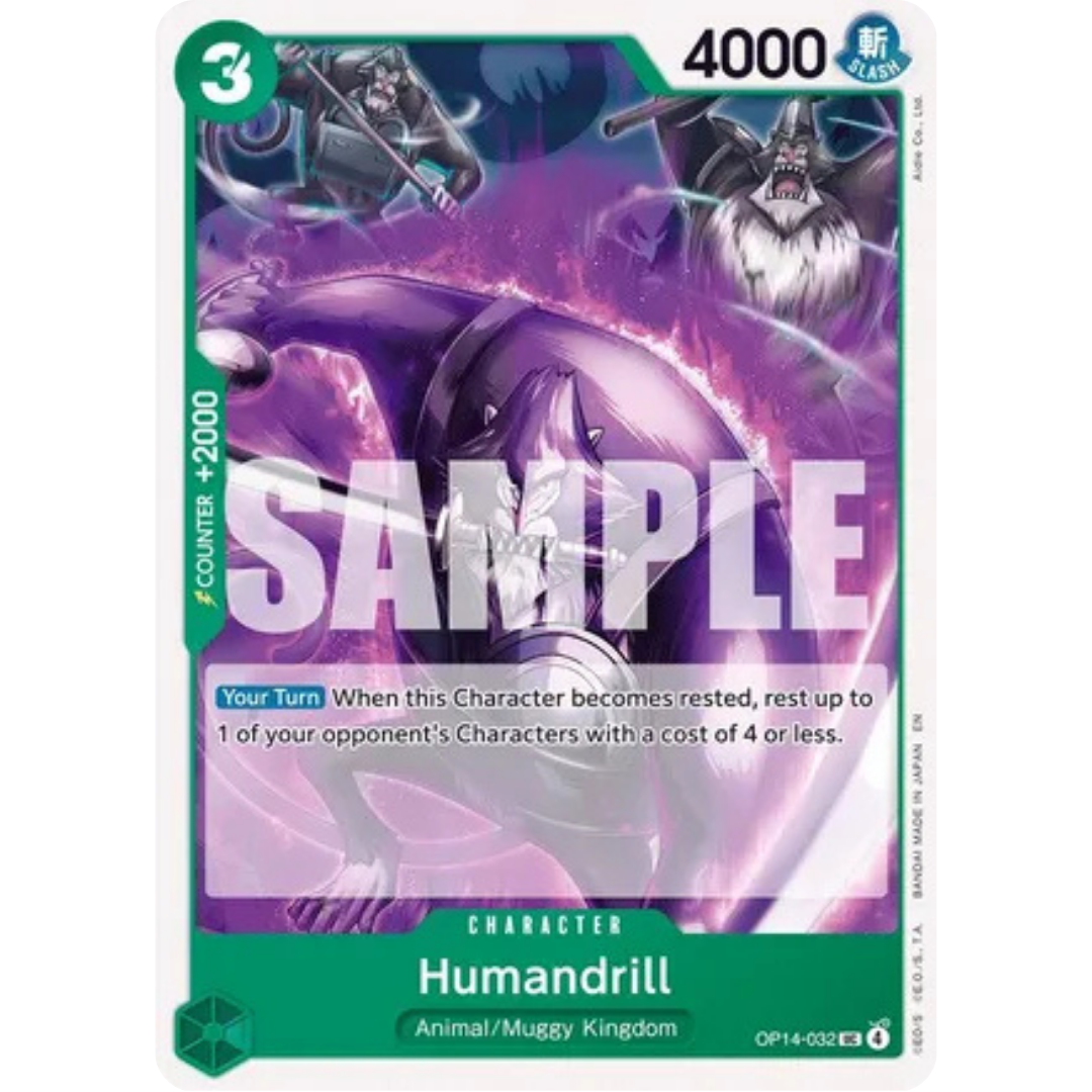 Humandrill (OP14-032) - The Azure Sea's Seven