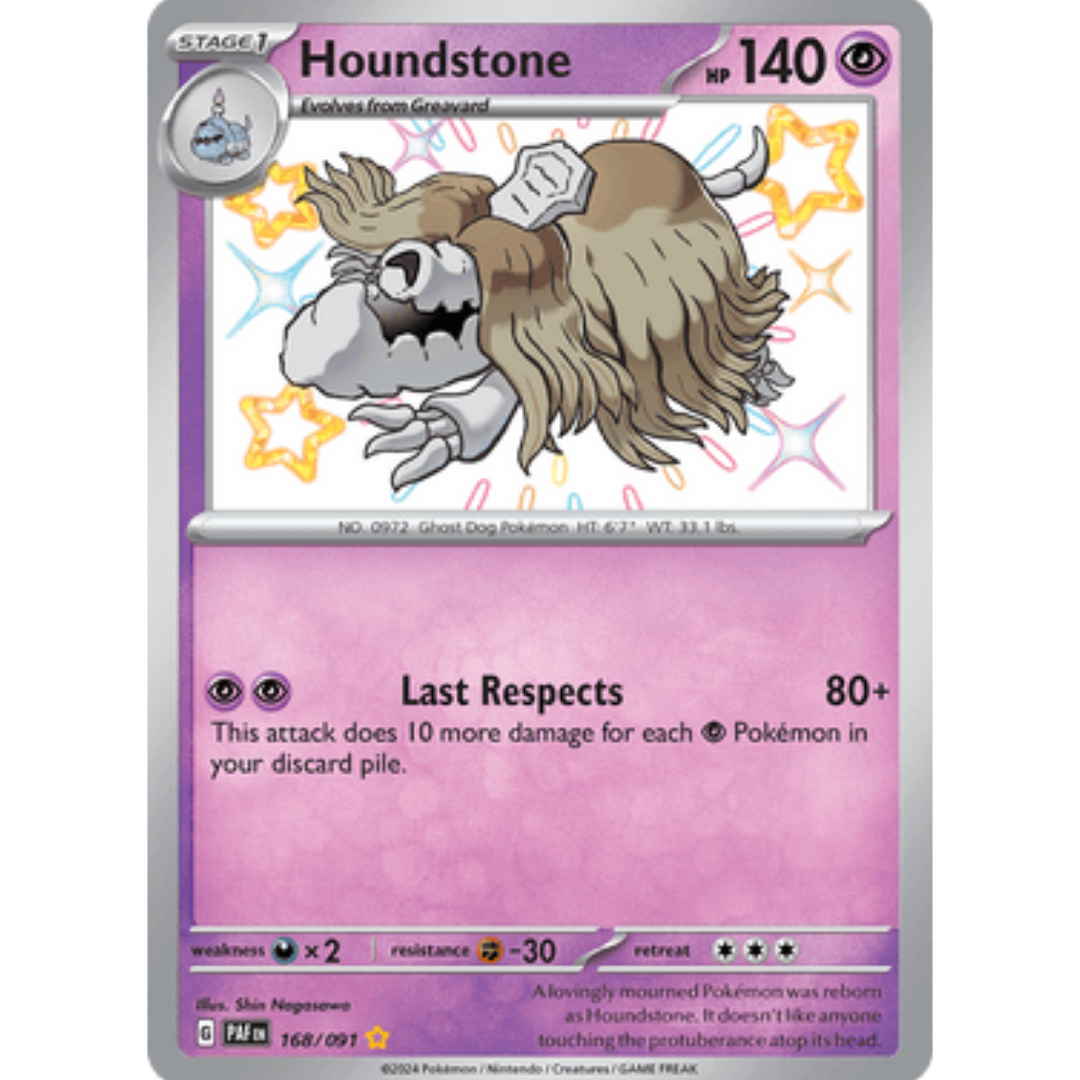 Houndstone (168/091) [Scarlet & Violet: Paldean Fates]