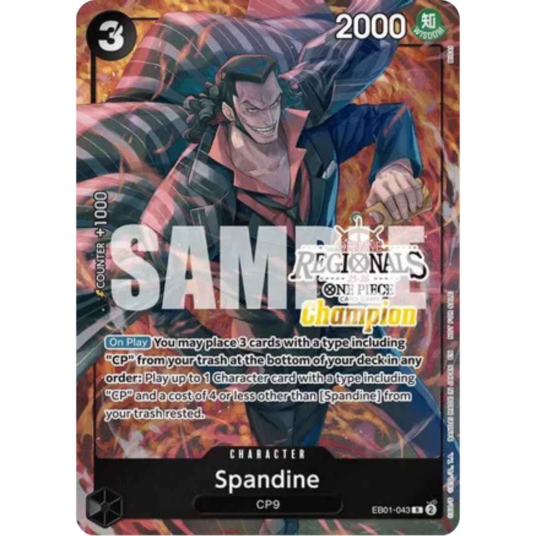 Spandine (Offline Regional Champion Card Set 2025 Vol.1) (EB01-043) - One Piece Promotion Cards Foil