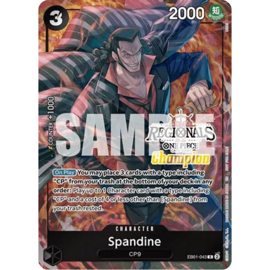 Spandine (Offline Regional Champion Card Set 2025 Vol.1) (EB01-043) - One Piece Promotion Cards Foil
