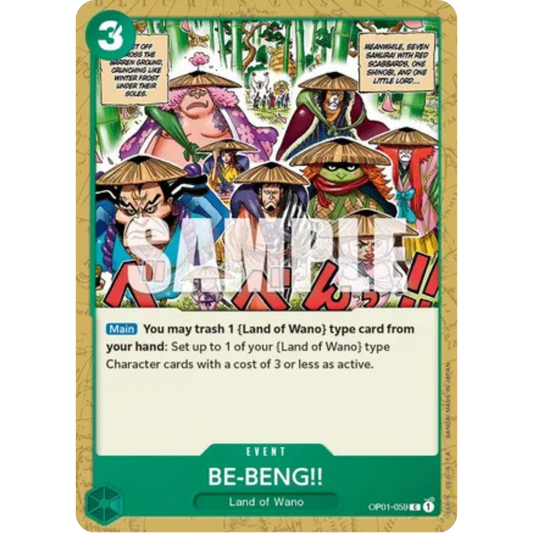BE-BENG!! (OP01-059) - Romance Dawn