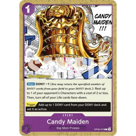 Candy Maiden (OP08-075) - Two Legends Pre-Release Cards