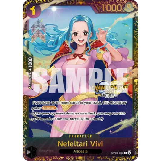 Nefeltari Vivi (October Championship 2024 Store Regionals) (OP05-086) - One Piece Promotion Cards Foil