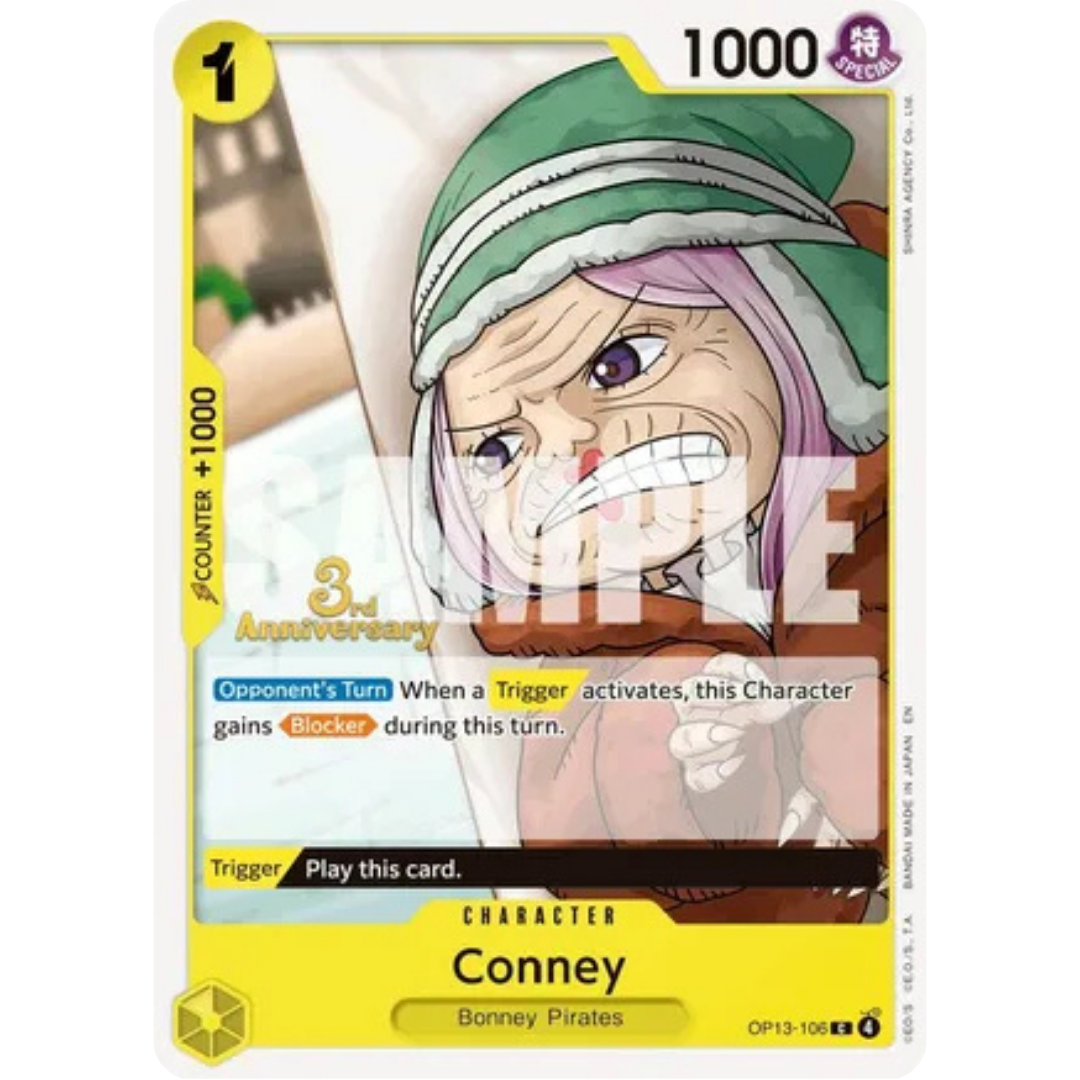 Conney (OP13-106) - Carrying On His Will: 3rd Anniversary Tournament Cards