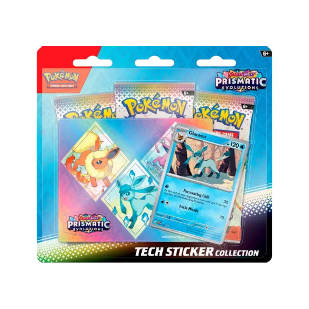 Prismatic Evolutions Tech Sticker Collection [Glaceon]