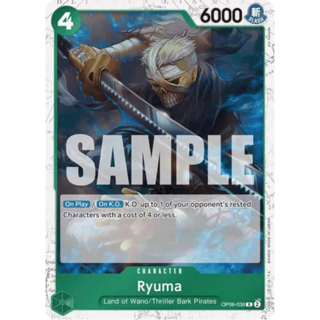 Ryuma (Jolly Roger Foil) (OP06-036) - Premium Booster -The Best- Foil