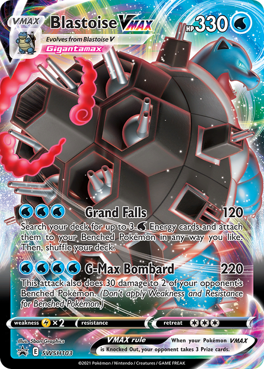Blastoise VMAX SWSH103  - Holofoil Jumbo Cards - Promo