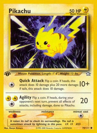 Pikachu 070  - Unlimited Neo Genesis - Common