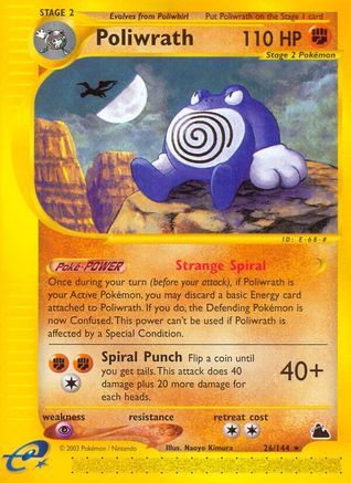 Poliwrath (26)  Skyridge - Rare