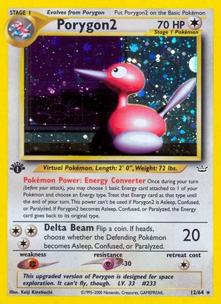 Porygon2/64  Neo Revelation - Holo Rare