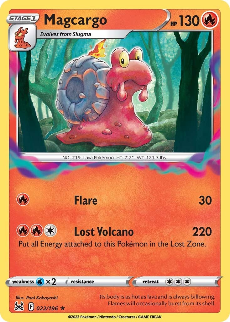Magcargo 022  SWSH11 Lost Origin - Rare