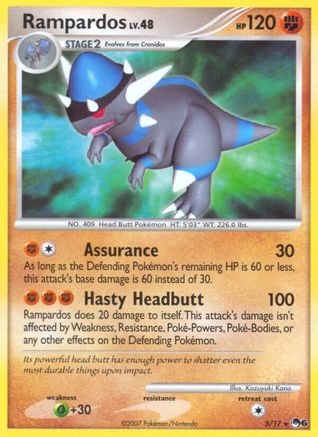 Rampardos  - Holofoil POP Series 6 - Rare