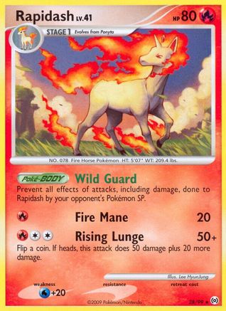 Rapidash (28)  Arceus - Rare