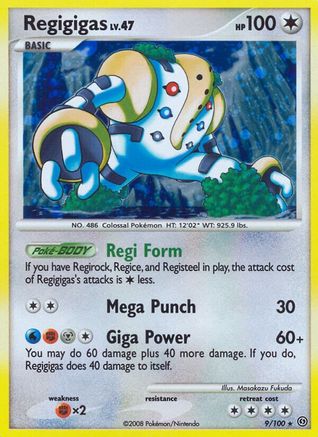 Regigigas  - Holofoil Stormfront - Holo Rare