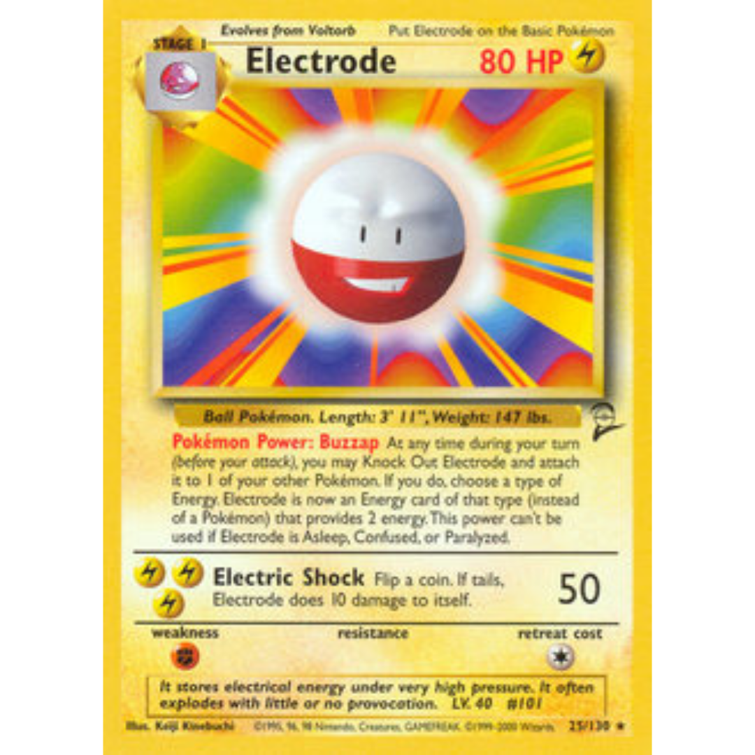 Electrode 025  Base Set 2 - Rare