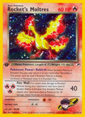 Rocket's Moltres 012  - Unlimited Holofoil Gym Heroes - Holo Rare