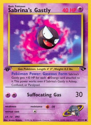 Sabrina's Gastly (97) 097  - Unlimited Gym Challenge - Common
