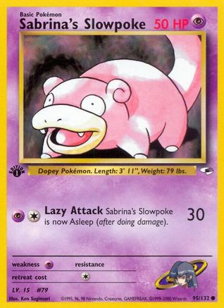 Sabrina's Slowpoke 095  - Unlimited Gym Heroes - Common