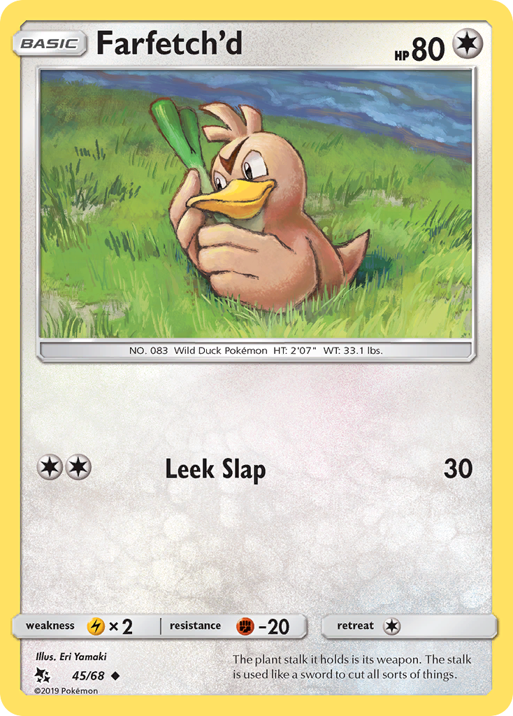 Farfetch'd 045  Hidden Fates - Uncommon