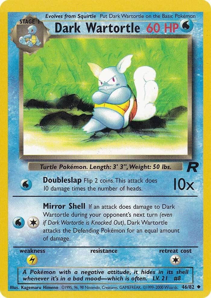 Dark Wartortle 046  - Unlimited Team Rocket - Uncommon