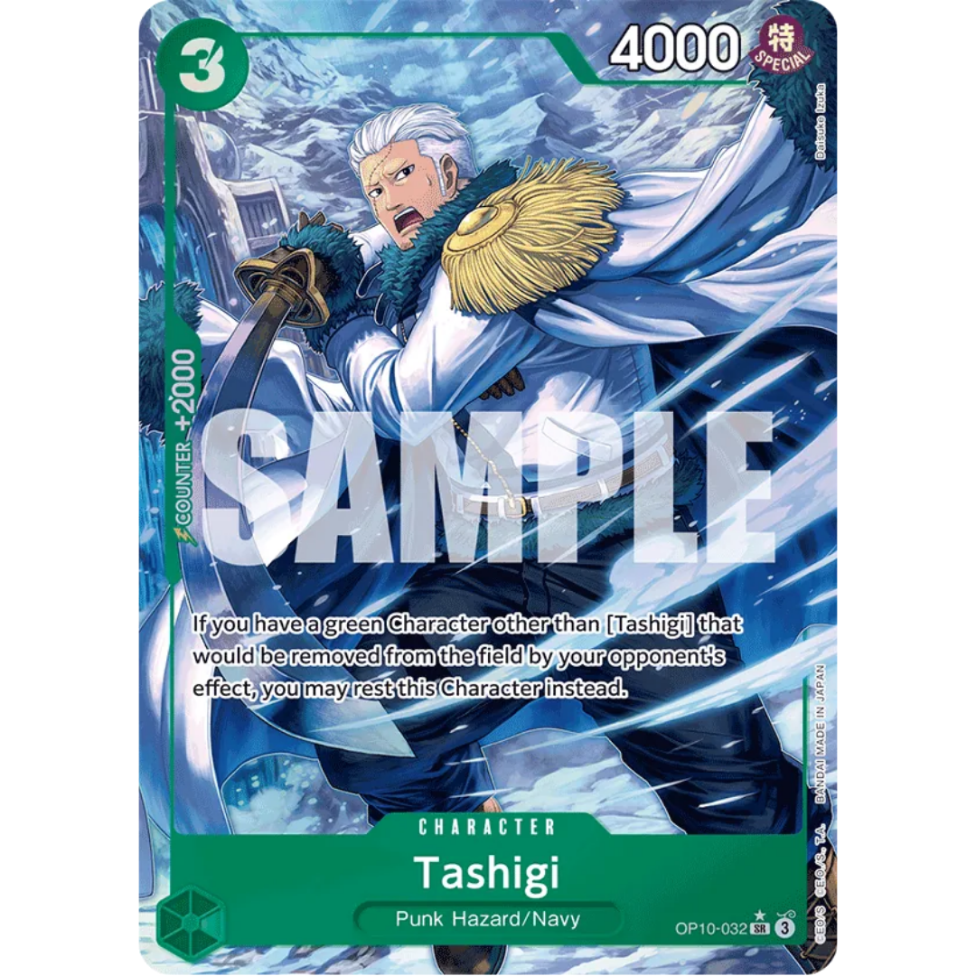 Tashigi (Parallel) (OP10-032) - Royal Blood Foil