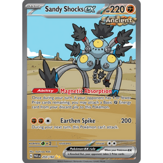 Sandy Shocks ex 250/182  - Holofoil SV04 Paradox Rift - Special Illustration Rare