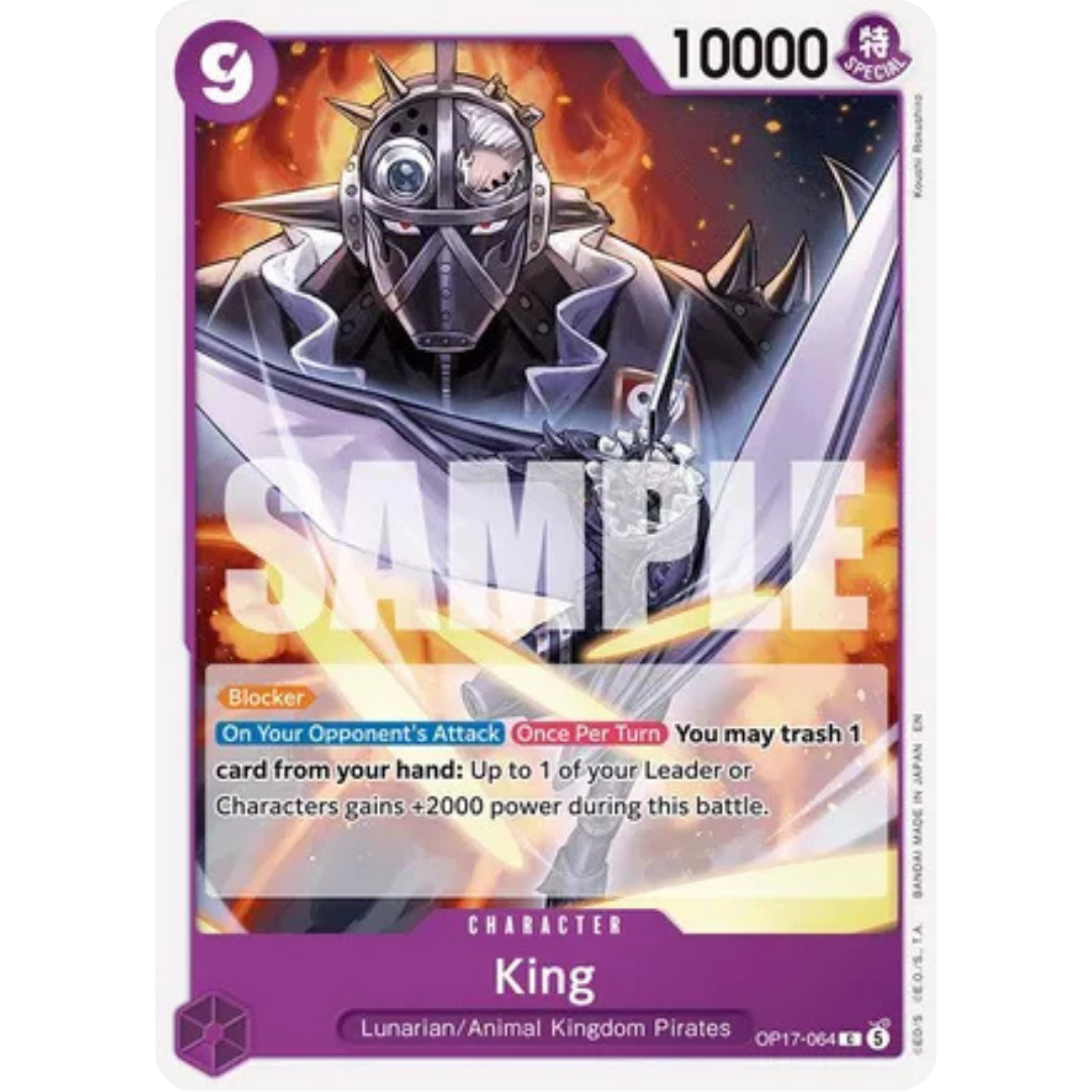 King (OP17-064) - The World's Strongest Warriors