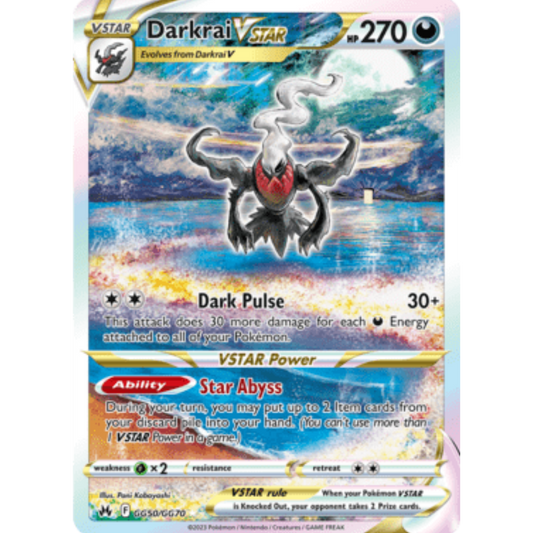 Darkrai VSTAR (GG50/GG70) [Sword & Shield: Crown Zenith]