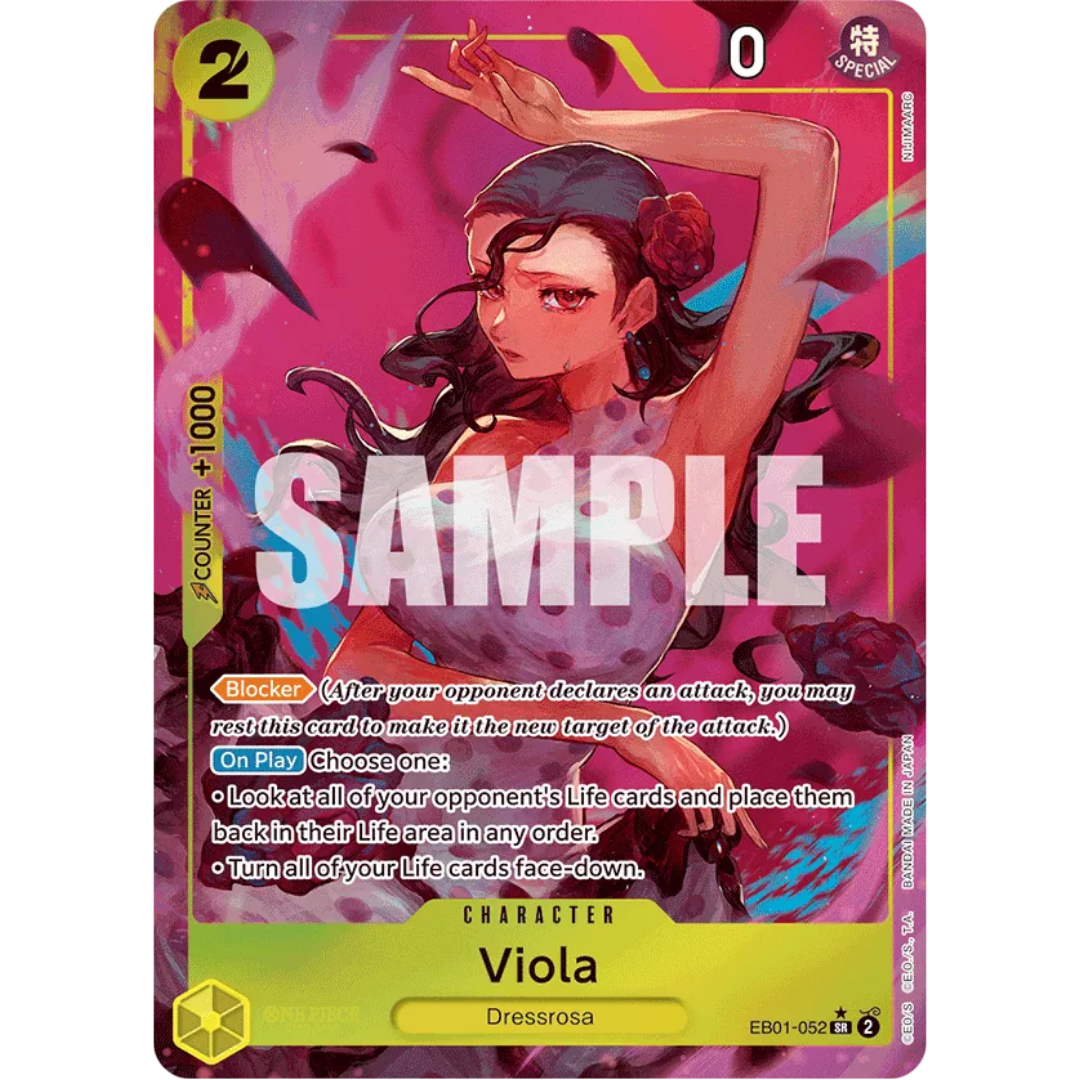 Viola (Alternate Art) (EB01-052) - Extra Booster: Memorial Collection Foil