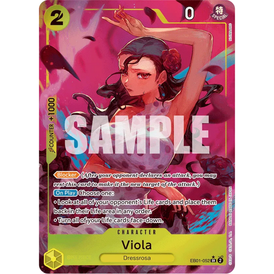 Viola (Alternate Art) (EB01-052) - Extra Booster: Memorial Collection Foil