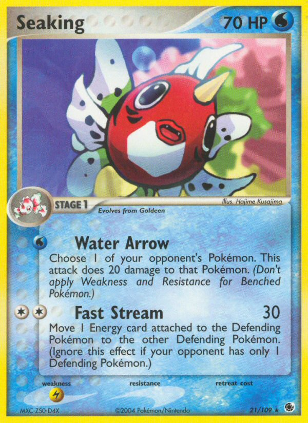 Seaking 021/109  Ruby and Sapphire - Rare