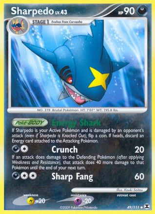 Sharpedo 049  Rising Rivals - Uncommon