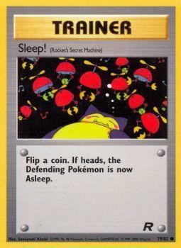 Sleep! (Rocket's Secret Machine) 079  - Unlimited Team Rocket - Common