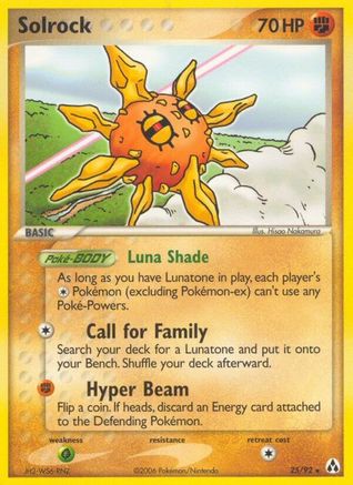 Solrock  Legend Maker - Rare