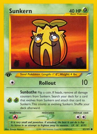 Sunkern 083  - Unlimited Neo Destiny - Common