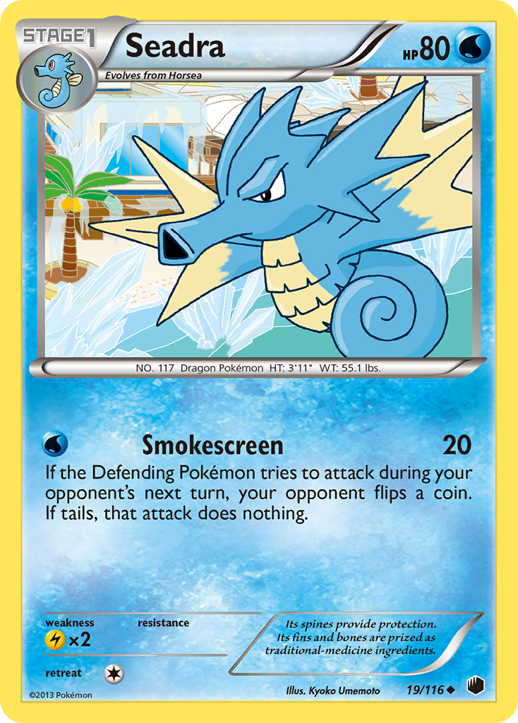 Seadra  Plasma Freeze - Uncommon
