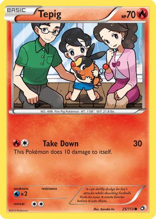 Tepig 025  Legendary Treasures - Common