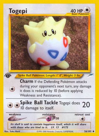 Togepi 056  - Unlimited Neo Destiny - Uncommon